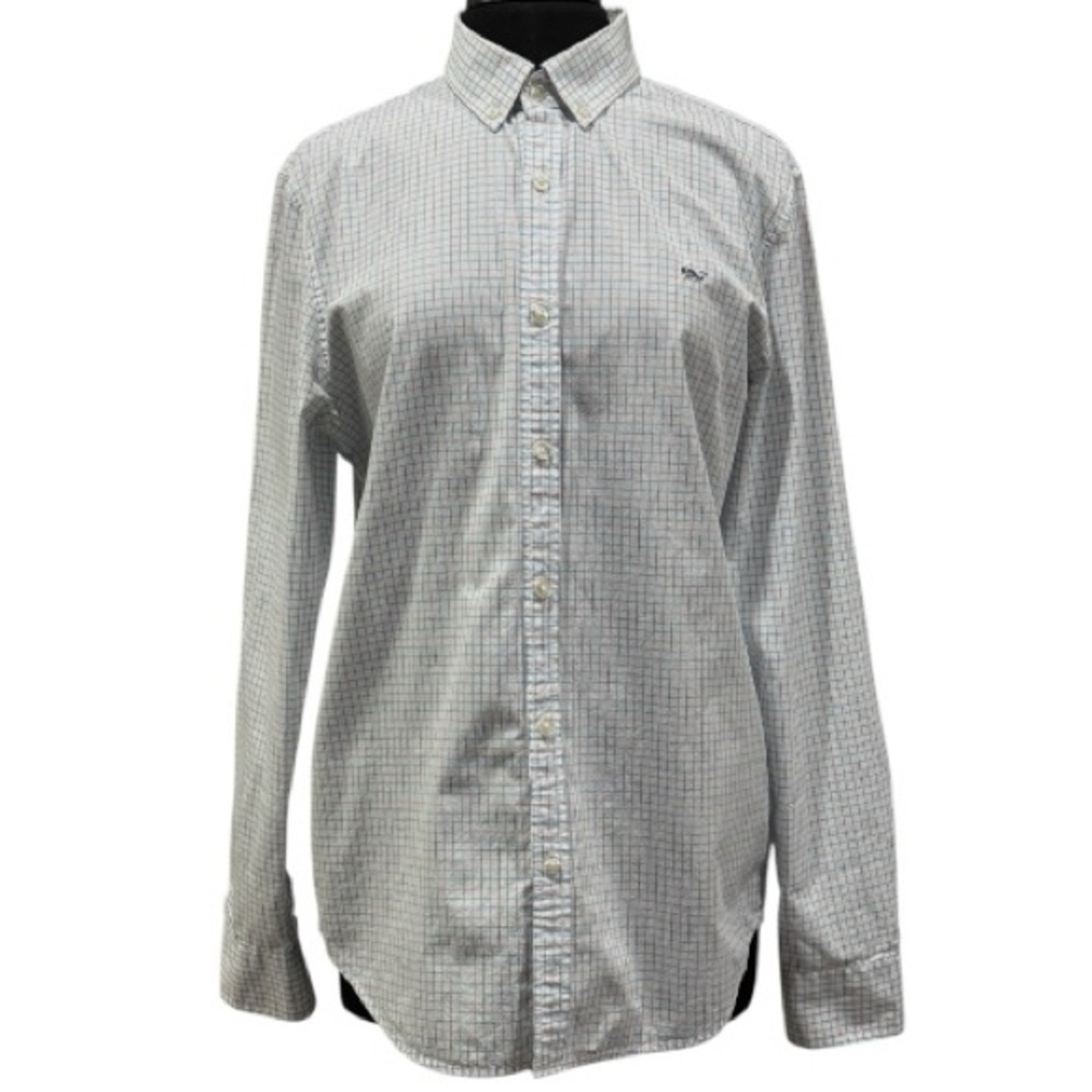 Vineyard Vines Men’s Plaid Button-Down Slim Fit Shirt Size Medium